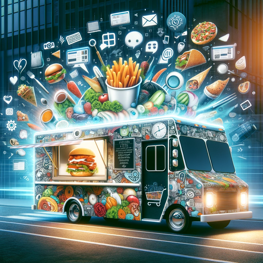 Business is good with a website and food truck together!